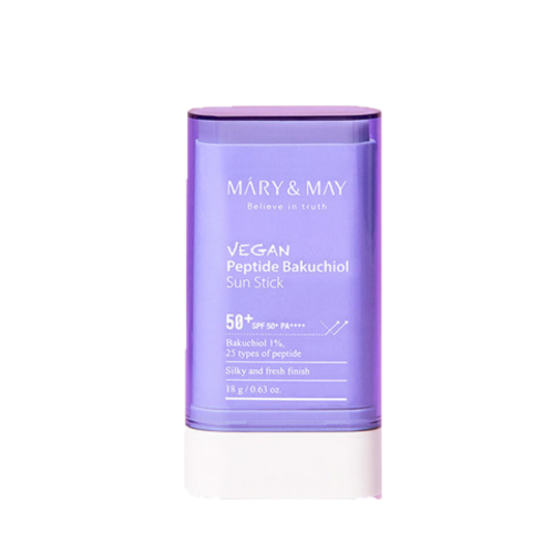 [1433] Mary&May Vegan Peptide Bakuchiol Sun Stick Spf50+ Pa++++ 18g
