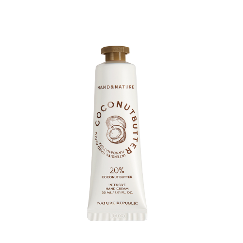 [1450] Nature Republic Hand & Nature Coconut Butter Intensive Hand Cream 30ml