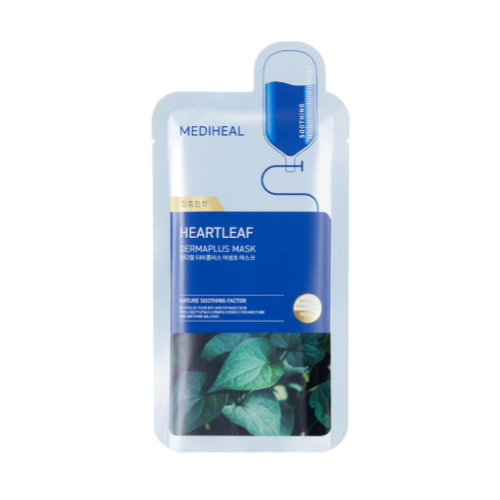 Mediheal (10Ea) Dermaplus Heartleaf Mask 22ml