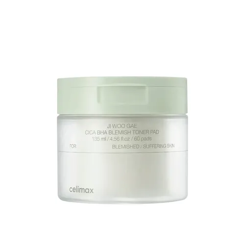 [1072] celimax Ji Woo gae Cica Bha Blemish Toner Pad (60Pads)